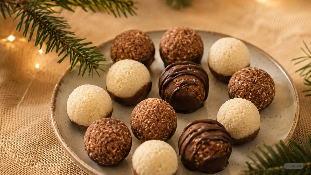 No-Bake vegane Kokos Kugeln