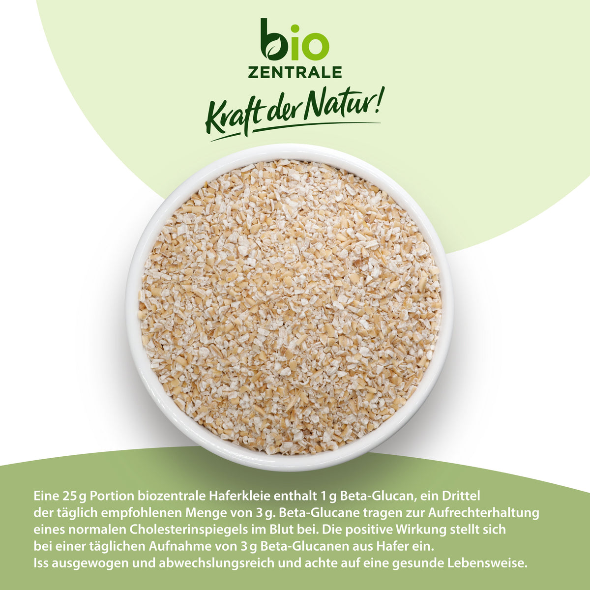 biozentrale Haferkleie 1000g
