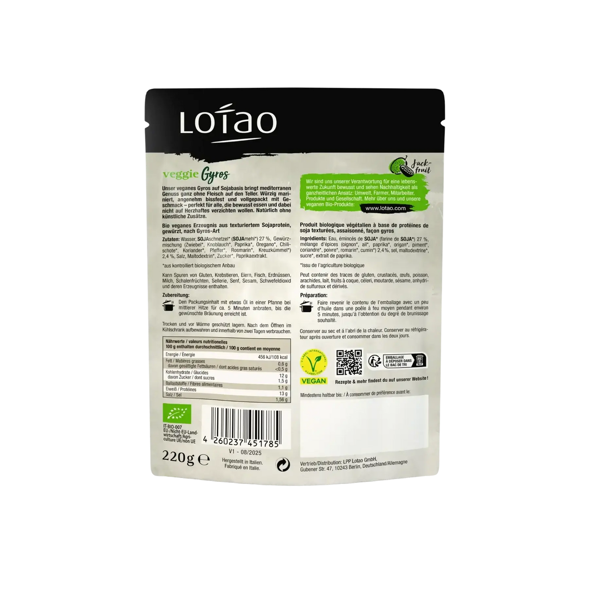 Lotao Veggie Gyros
