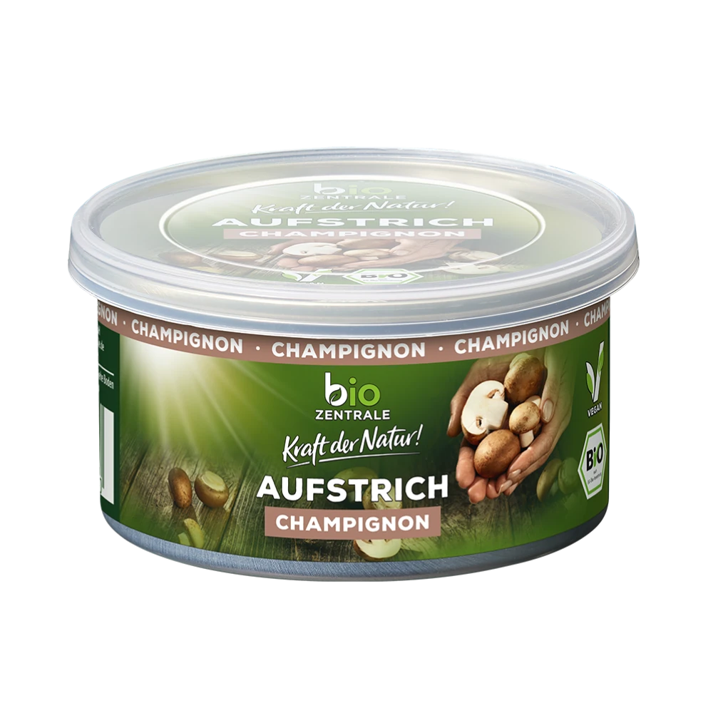 biozentrale Aufstrich Champignon 125g