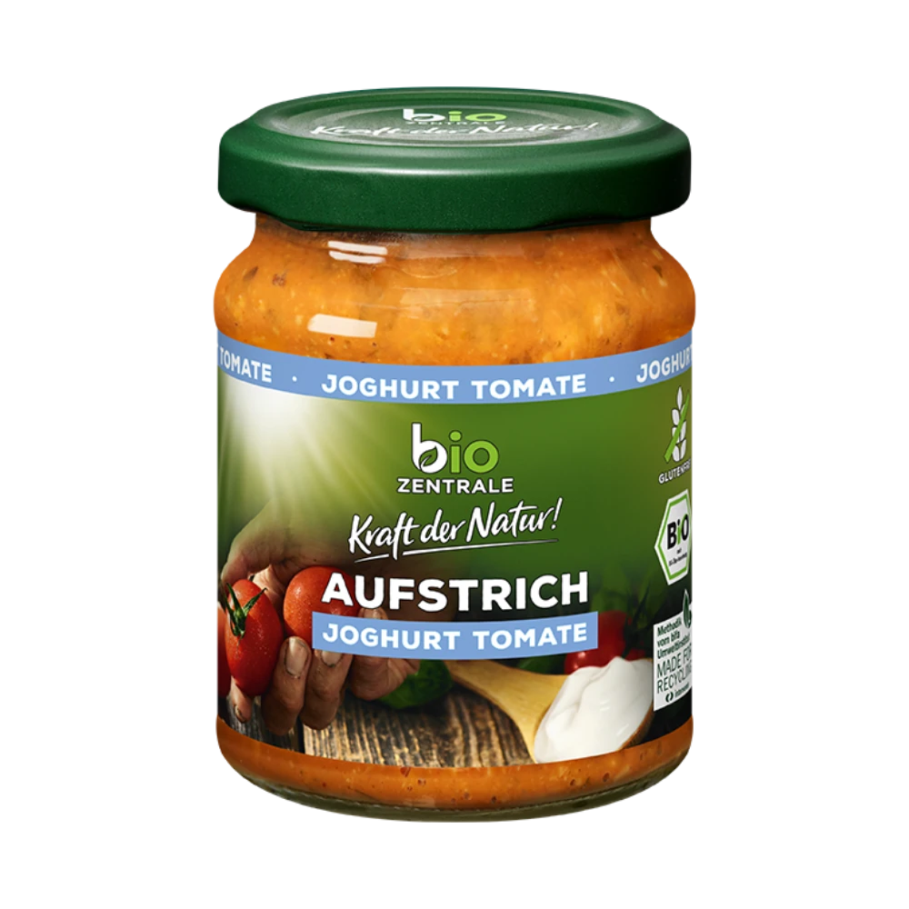 biozentrale Aufstrich Joghurt Tomate 125g