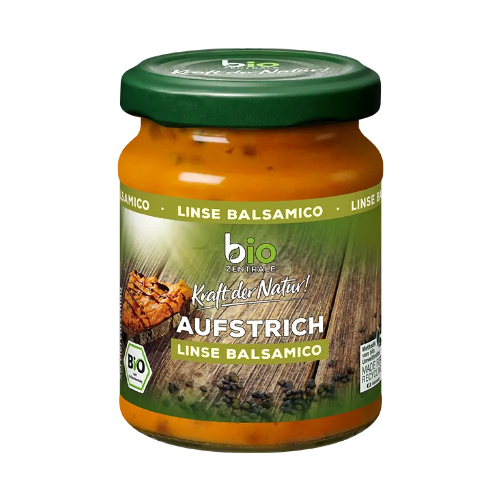 biozentrale Aufstrich Linse Balsamico 125g