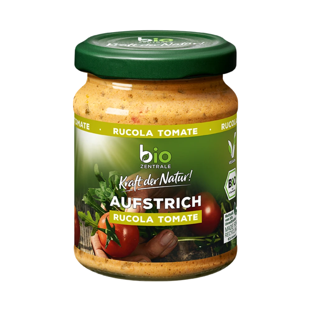 biozentrale Aufstrich Rucola Tomate
