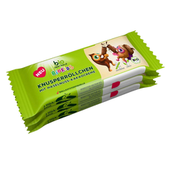 BioKids Knusperröllchen Haselnuss-Kakao