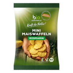 Mini Maiswaffeln Rosmarin