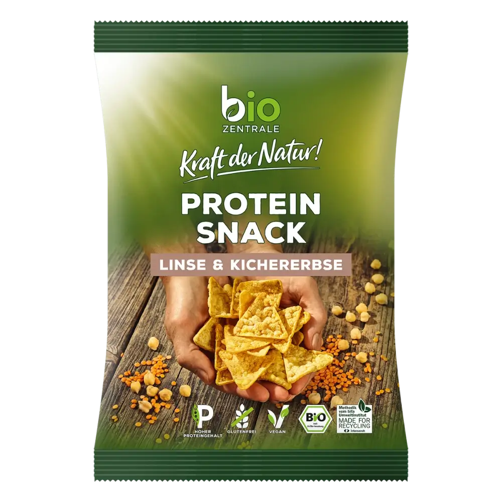 biozentrale Protein Snack Linse & Kichererbse 50g