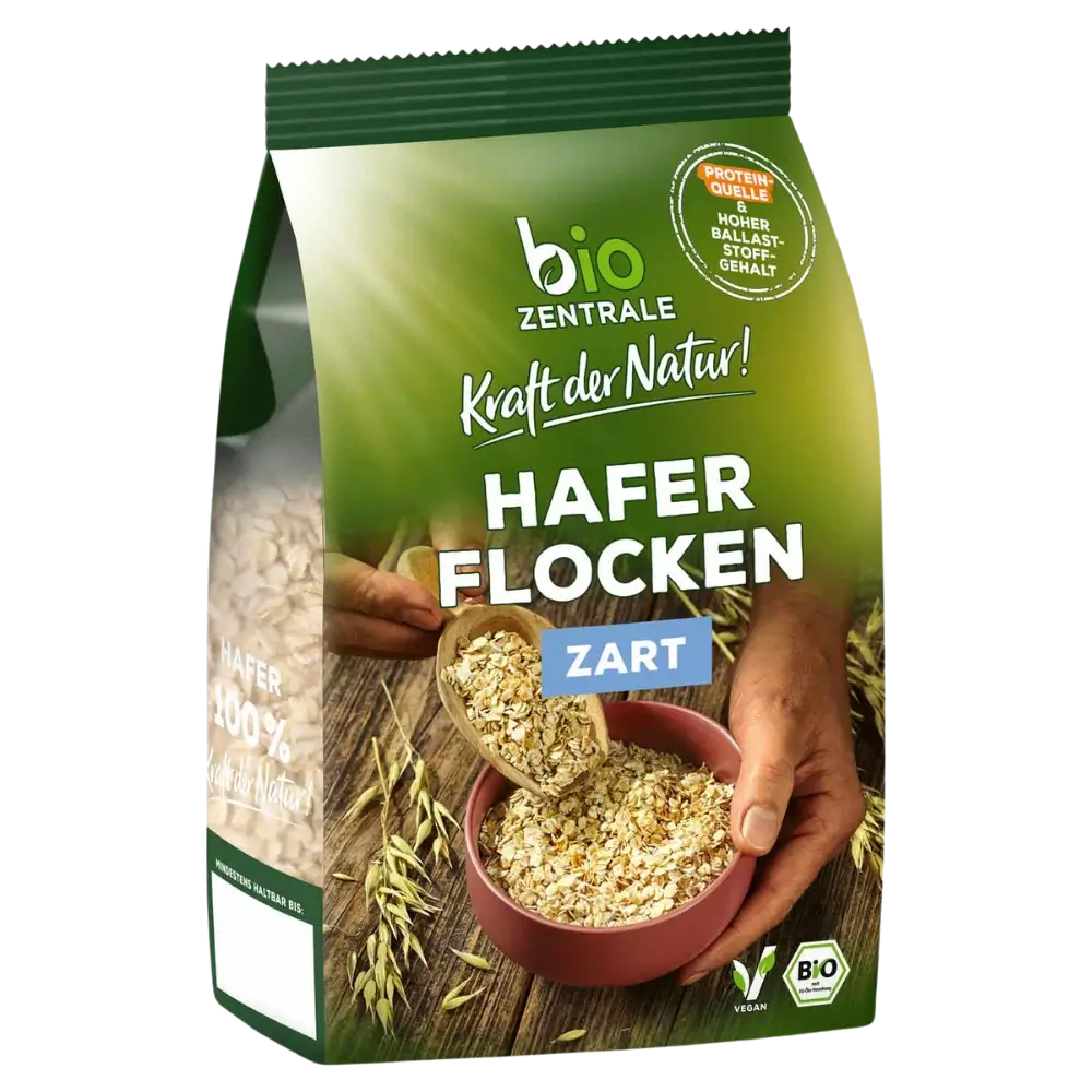 biozentrale Haferflocken zart 400g
