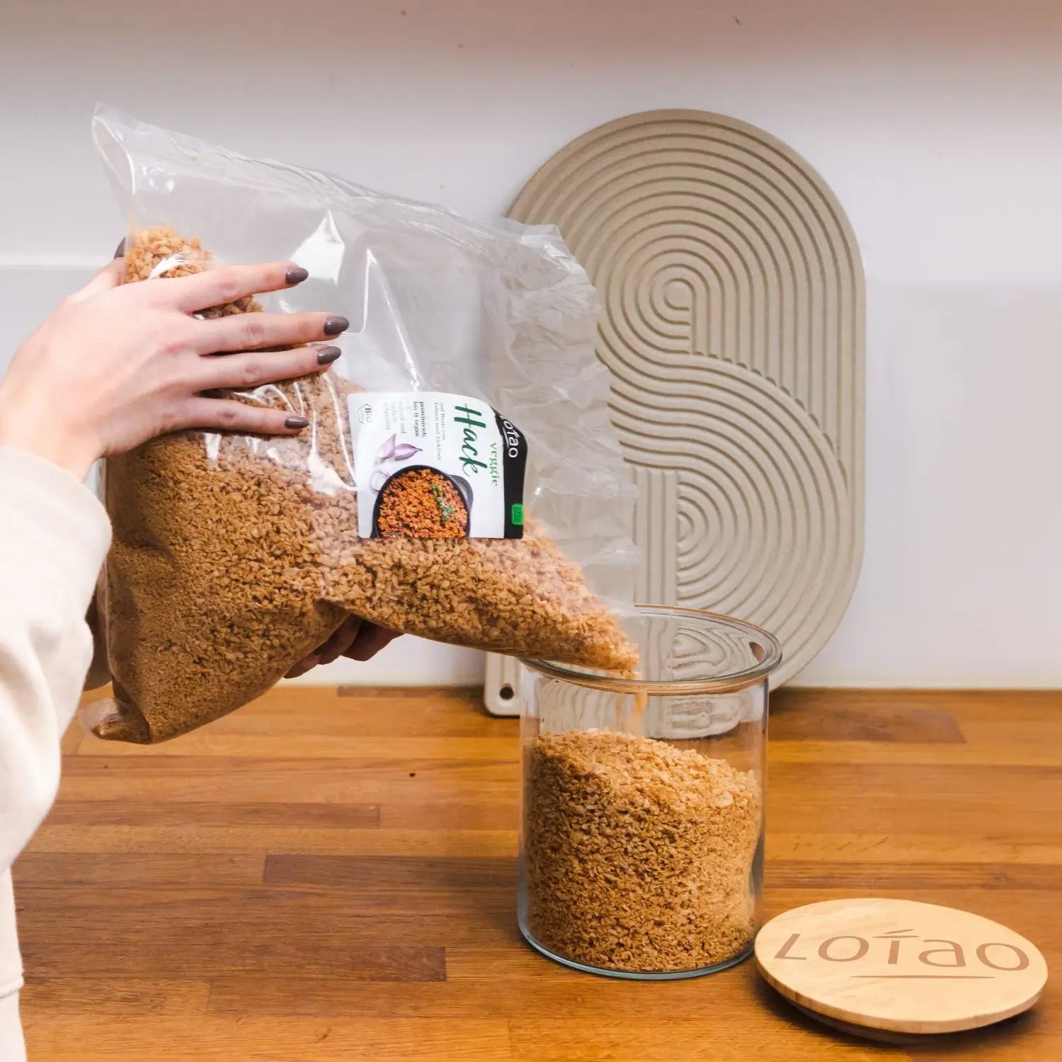 Spar-Set 1kg Veggie Hack & Vorratsglas