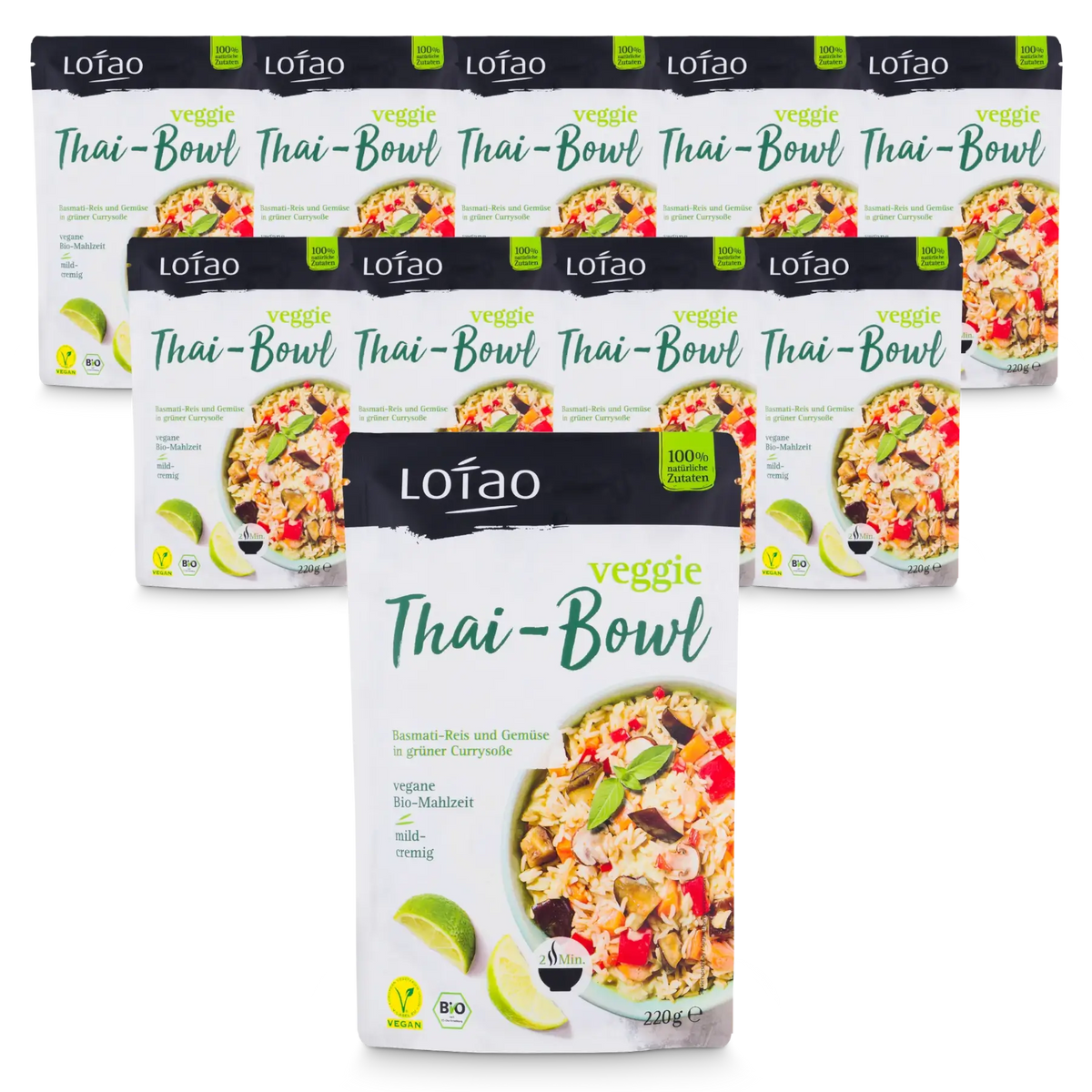 Lotao Veggie Thai Bowl 10 x 220g