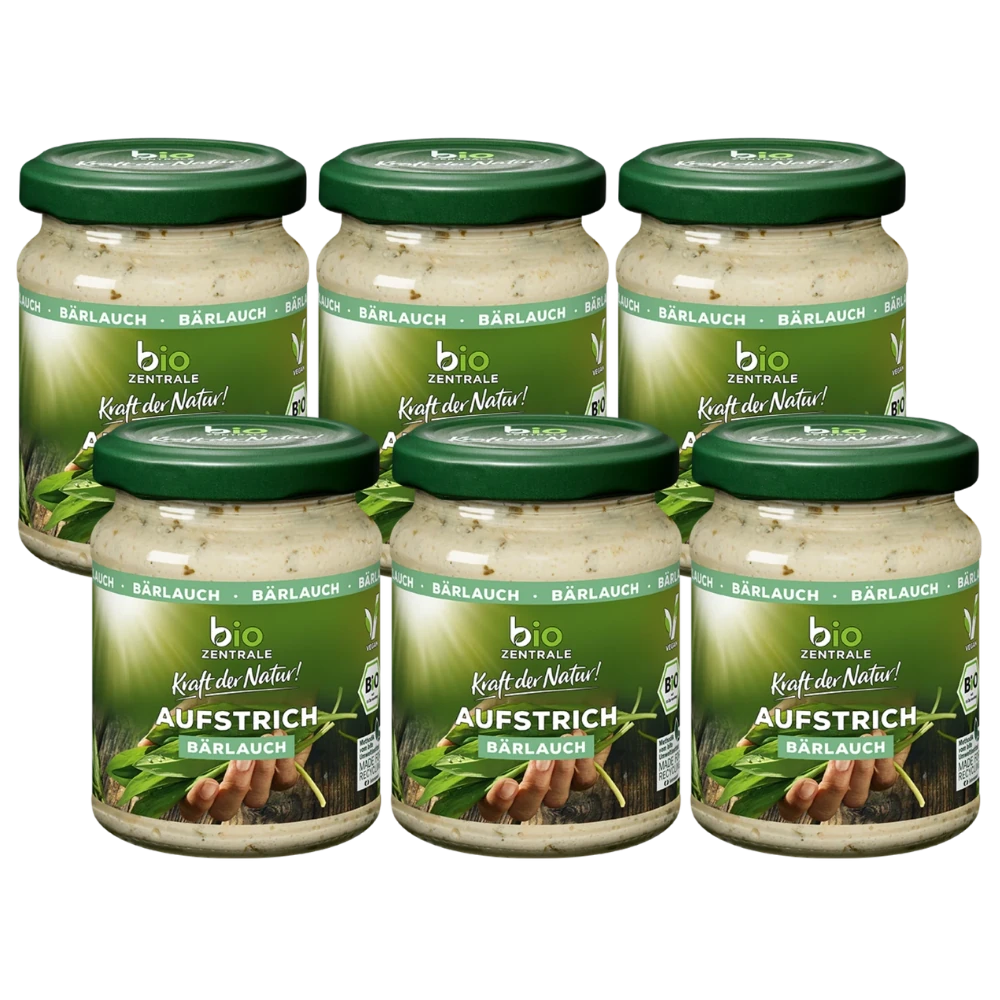 biozentrale Aufstrich Bärlauch 6 x 125g