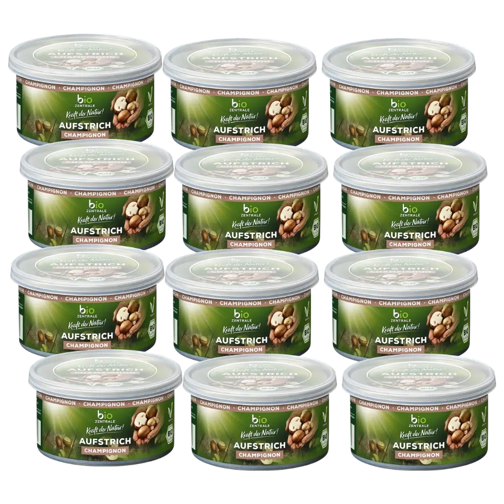 biozentrale Aufstrich Champignon 12 x 125g