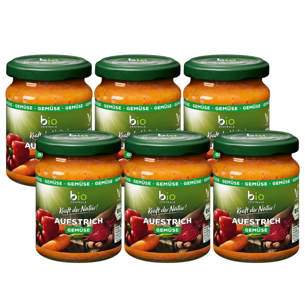 biozentrale Aufstrich Gemüse 6 x 125g