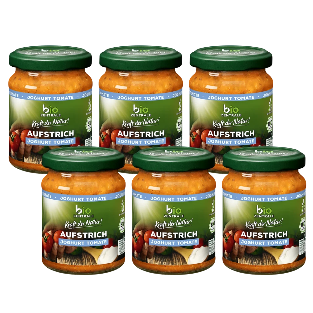 biozentrale Aufstrich Joghurt Tomate 6 x 125g
