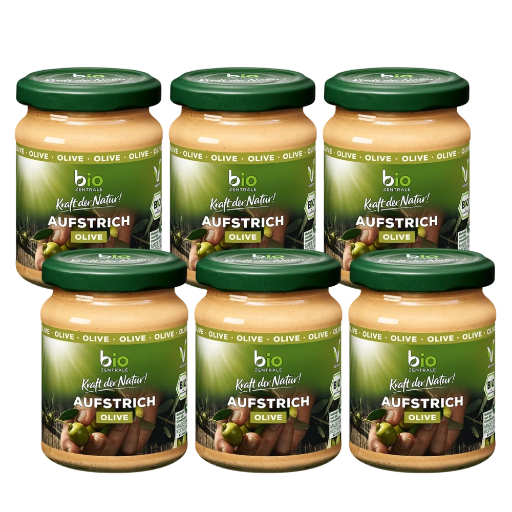 biozentrale Aufstrich Olive 6 x 125g