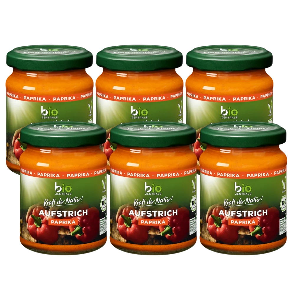 biozentrale Aufstrich Paprika 6 x 125g