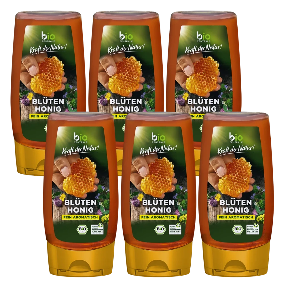 biozentrale Blütenhonig 6 x 350g