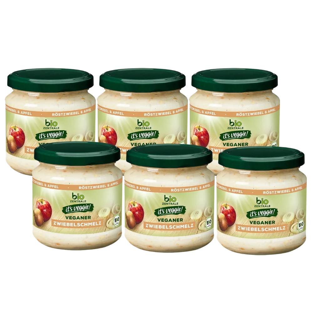 biozentrale Veganer Zwiebelschmelz 6 x 150g