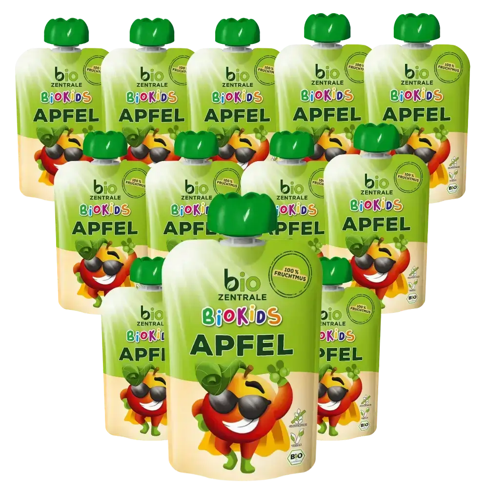 biozentrale BioKids Quetschie Apfel 12 x 90g