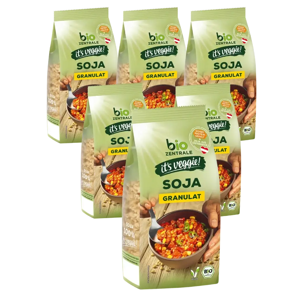 biozentrale Soja Granulat 6 x 250g